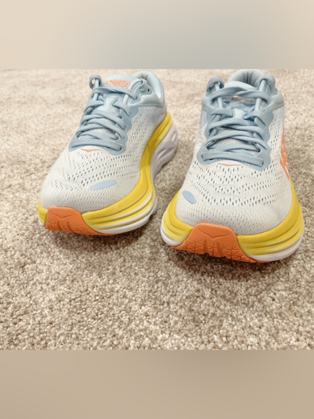 Hoka One One Bondi 8 Blue Summer Song Country Air Women's US 7 - Picture 3 of 7